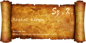 Szalai Kinga névjegykártya